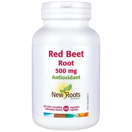 New Roots Red Beet Root 500 mg 100 Capsules | Unbeatable Prices, Daily Deals | VITASHOP