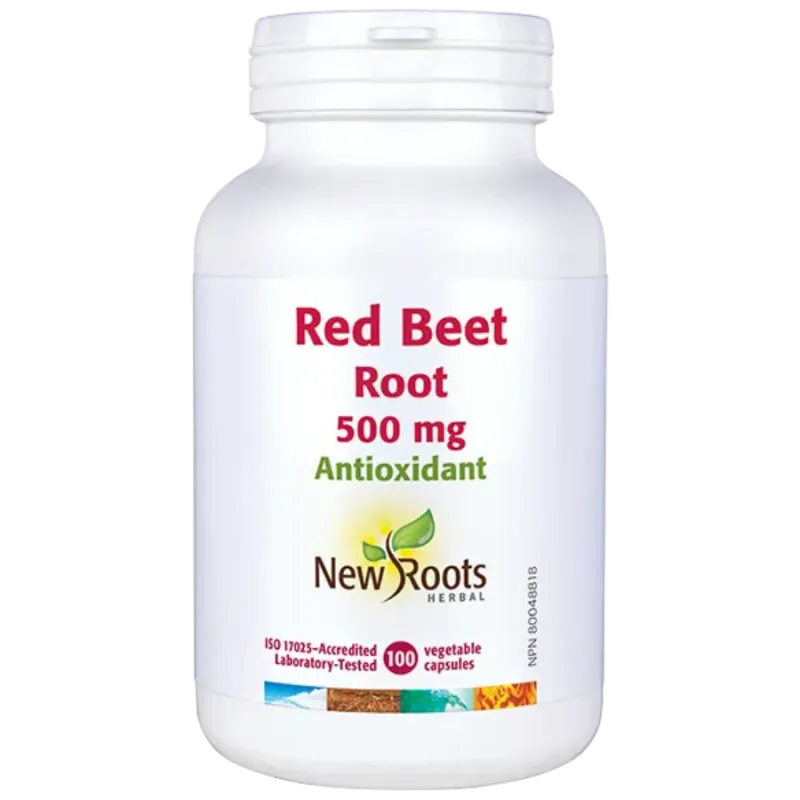 New Roots Red Beet Root 500 mg 100 Capsules | 每天不同折扣, 全网最低价格 | 种类齐全的保健品店铺 VITASHOP, 只有你想不到, 没有你买不到 !