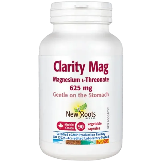 New Roots Clarity Mag 625 mg Magnesium L -Threonate 90 Capsules | Unbeatable Prices, Daily Deals | VITASHOP