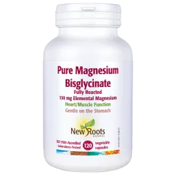 New Roots Pure Magnesium Bisglycinate 130 mg 120 Capsules | 每天不同折扣, 全网最低价格 | 种类齐全的保健品店铺 VITASHOP, 只有你想不到, 没有你买不到 !