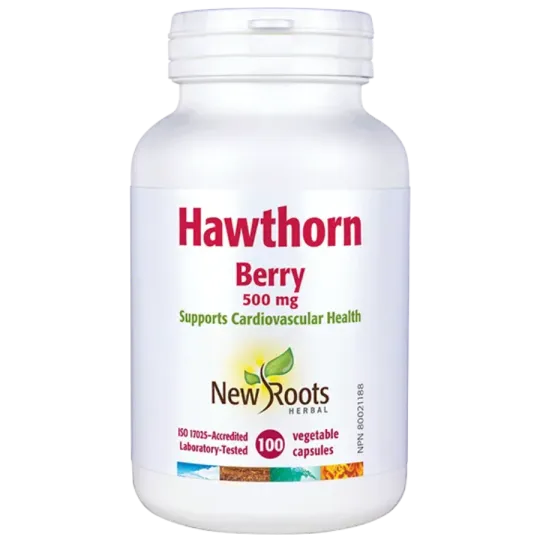 Hawthorn Berry 500 mg 100 Capsules | Safest & Easiest Shopping Vitamins Online | VITASHOP