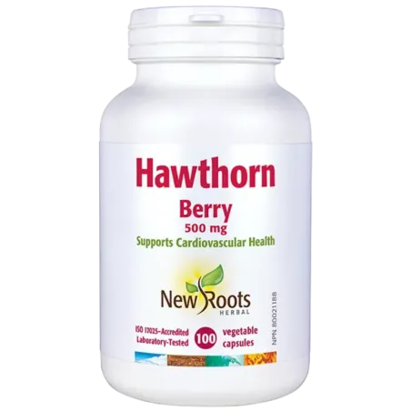 New Roots Hawthorn Berry 500 mg 100 Capsules | 每天不同折扣, 全网最低价格 | 种类齐全的保健品店铺 VITASHOP, 只有你想不到, 没有你买不到 !
