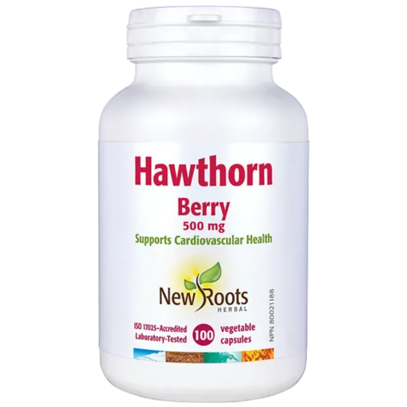 Hawthorn Berry 500 mg 100 Capsules | Safest & Easiest Shopping Vitamins Online | VITASHOP