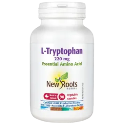 New Roots L-Tryptophan Essential Amino Acid 220 mg 90 Capsules | Unbeatable Prices, Daily Deals | VITASHOP