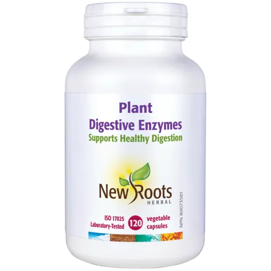 New Roots Plant Digestive Enzymes 120 Capsules | Unbeatable Prices, Daily Deals | VITASHOP