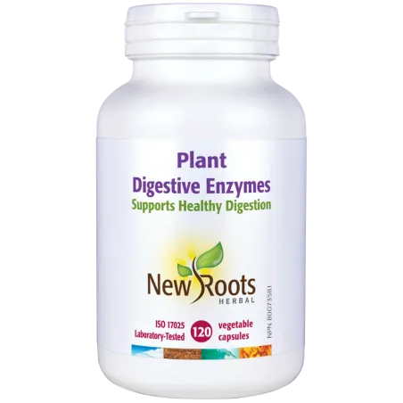 New Roots Plant Digestive Enzymes 120 Capsules | Unbeatable Prices, Daily Deals | VITASHOP