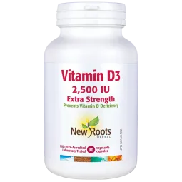 New Roots Vitamin D3 2,500 IU Extra Strength 90 Capsules | 每天不同折扣, 全网最低价格 | 种类齐全的保健品店铺 VITASHOP, 只有你想不到, 没有你买不到 !