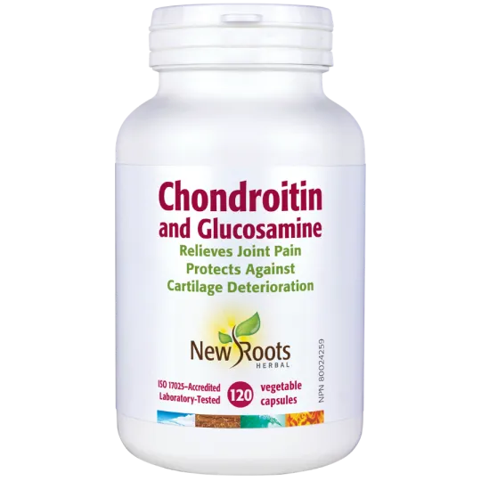New Roots Chondroitin & Glucosamine 120 Capsules | 每天不同折扣, 全网最低价格 | 种类齐全的保健品店铺 VITASHOP, 只有你想不到, 没有你买不到 !