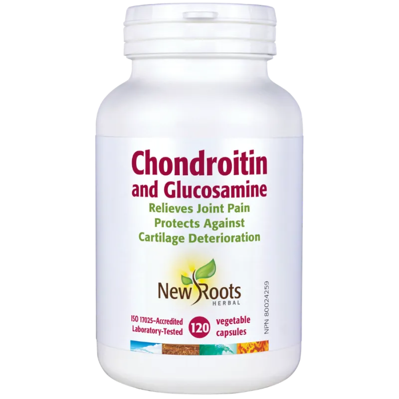 New Roots Chondroitin & Glucosamine 120 Capsules | 每天不同折扣, 全网最低价格 | 种类齐全的保健品店铺 VITASHOP, 只有你想不到, 没有你买不到 !