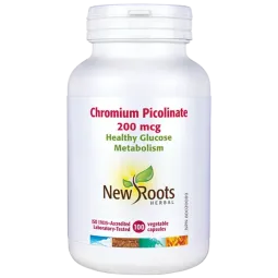 New Roots Chromium Picolinate 200 mcg 100 Capsules | Unbeatable Prices, Daily Deals | VITASHOP