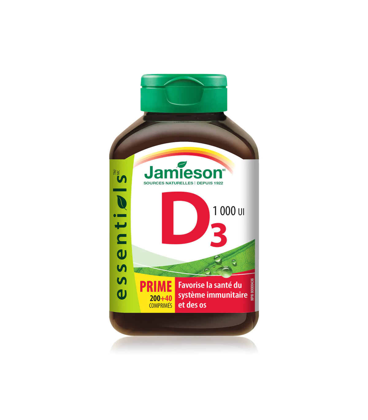 Jamieson Vitamin D 1000 IU Bonus 200+40 Free Tablets | 每天不同折扣, 全网最低价格 | 种类齐全的保健品店铺 VITASHOP, 只有你想不到, 没有你买不到 !