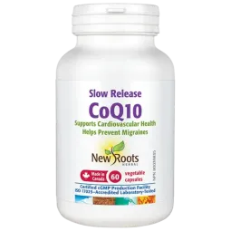 New Roots 뉴 루츠 느린 방출 CoQ10 100 mg 60 캡슐 | 매일 업데이트되는 특가 상품 | VITASHOP