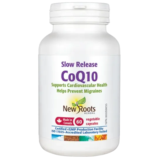Slow Release CoQ10 100 mg 60 Capsules | Safest & Easiest Shopping Vitamins Online | VITASHOP
