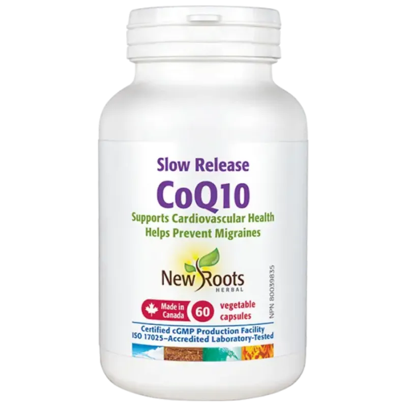 New Roots Slow Release CoQ10 100 mg 60 Capsules | 每天不同折扣, 全网最低价格 | 种类齐全的保健品店铺 VITASHOP, 只有你想不到, 没有你买不到 !