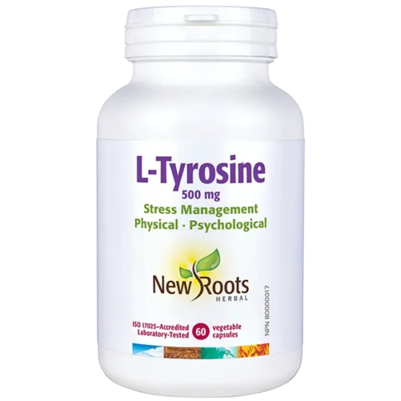 New Roots L-Tyrosine 60 Capsules | 每天不同折扣, 全网最低价格 | 种类齐全的保健品店铺 VITASHOP, 只有你想不到, 没有你买不到 !