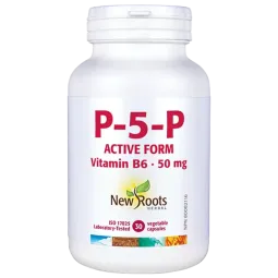 New Roots P-5-P ACTIVE FORM VITAMIN B6 50 mg 30 Vege capsules | Unbeatable Prices, Daily Deals | VITASHOP