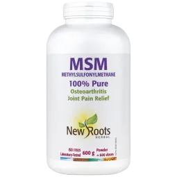 New Roots MSM Methylsulfonylmethane 100% Pure 600 g | Unbeatable Prices, Daily Deals | VITASHOP