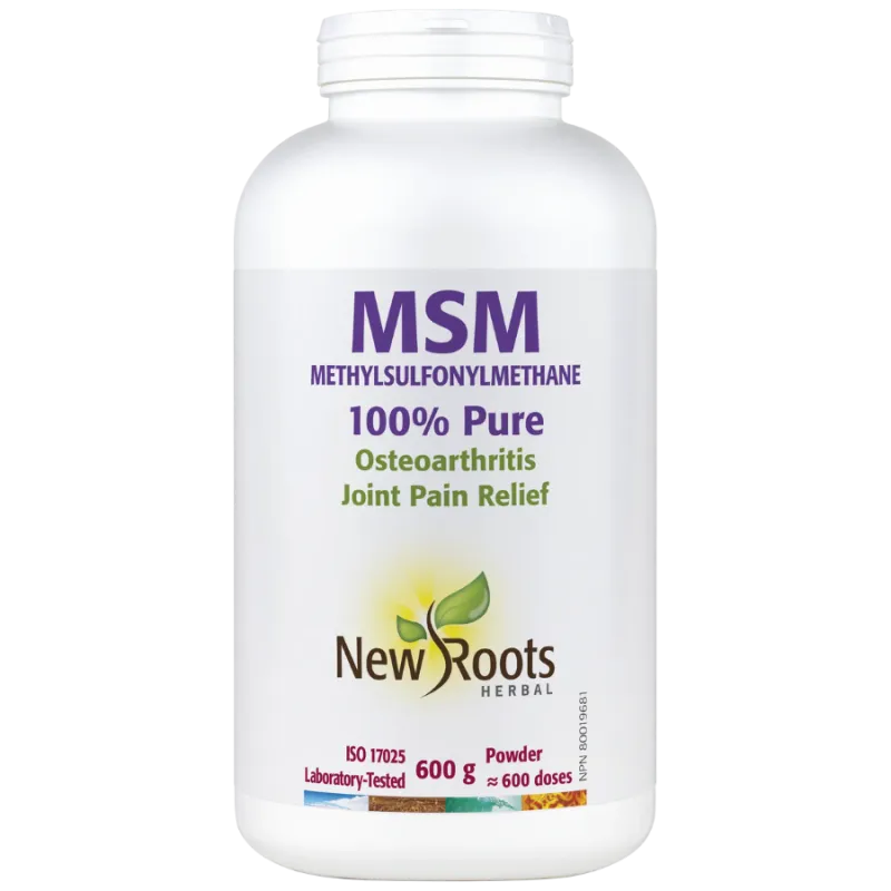 New Roots 뉴 루츠 MSM 메틸설포닐메탄 100% 순수 600g | 매일 업데이트되는 특가 상품 | VITASHOP