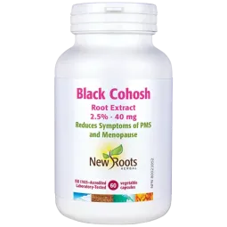 Black Cohosh Root Extract 2.5% 40 mg 60 Capsules | Safest & Easiest Shopping Vitamins Online | VITASHOP
