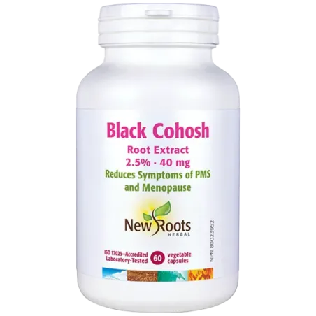 New Roots Black Cohosh Root Extract 2.5% 40 mg 60 Capsules | 每天不同折扣, 全网最低价格 | 种类齐全的保健品店铺 VITASHOP, 只有你想不到, 没有你买不到 !