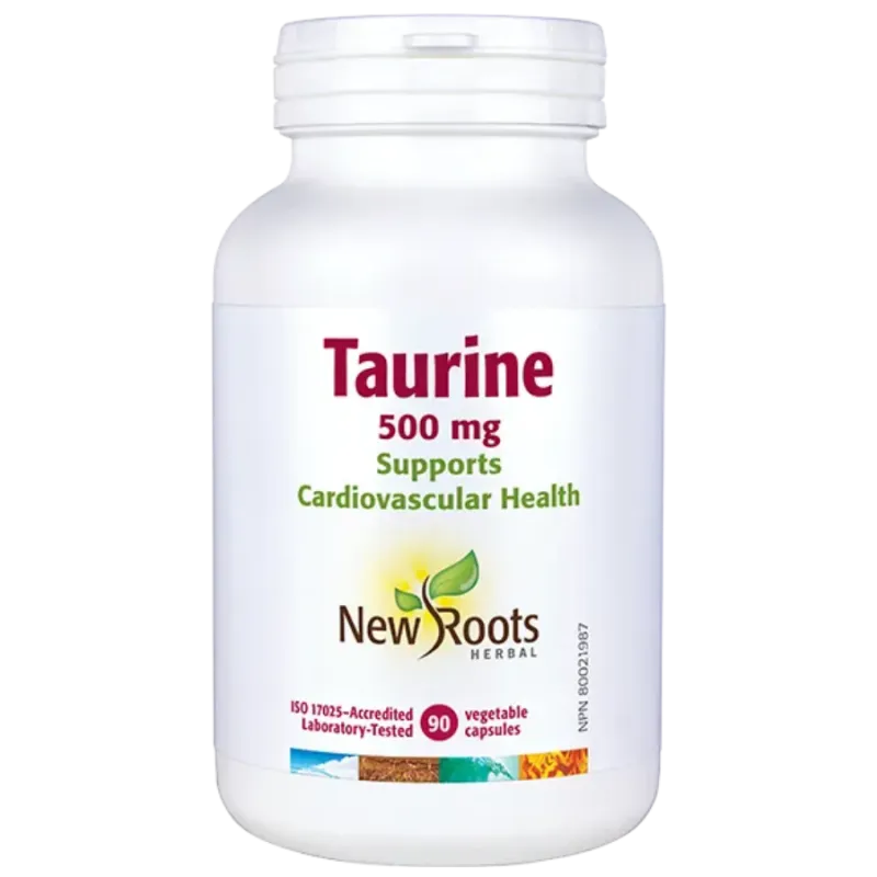 New Roots L-Taurine 500 mg 90 Capsules | Unbeatable Prices, Daily Deals | VITASHOP
