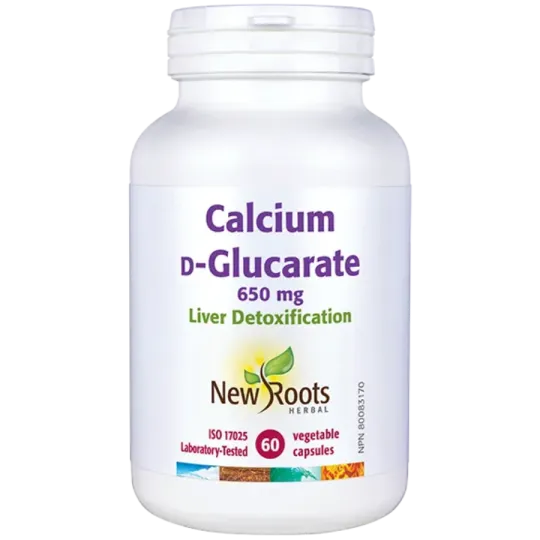 New Roots Calcium D-Glucarate 650 mg 60 Capsules | 每天不同折扣, 全网最低价格 | 种类齐全的保健品店铺 VITASHOP, 只有你想不到, 没有你买不到 !