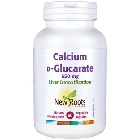 Calcium D-‑Glucarate 650 mg 60 Capsules | Safest & Easiest Shopping Vitamins Online | VITASHOP