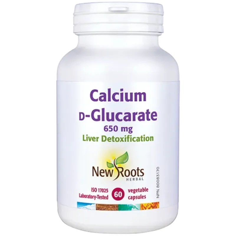 New Roots Calcium D-Glucarate 650 mg 60 Capsules | 每天不同折扣, 全网最低价格 | 种类齐全的保健品店铺 VITASHOP, 只有你想不到, 没有你买不到 !