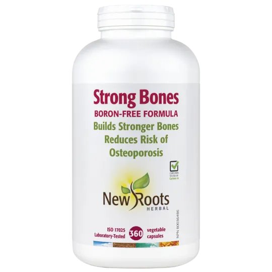 New Roots Strong Bones Boron-Free Formula 360 Capsules | Unbeatable Prices, Daily Deals | VITASHOP