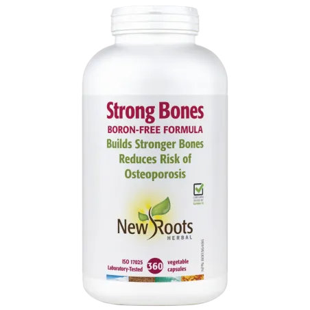 New Roots Strong Bones Boron-Free Formula 360 Capsules | Unbeatable Prices, Daily Deals | VITASHOP
