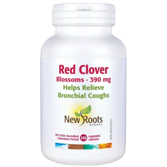 New Roots Red Clover Blossoms 390 mg 100 Capsules | 每天不同折扣, 全网最低价格 | 种类齐全的保健品店铺 VITASHOP, 只有你想不到, 没有你买不到 !