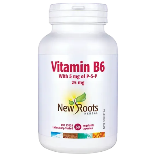 New Roots Vitamin B6 60 Capsules | 每天不同折扣, 全网最低价格 | 种类齐全的保健品店铺 VITASHOP, 只有你想不到, 没有你买不到 !
