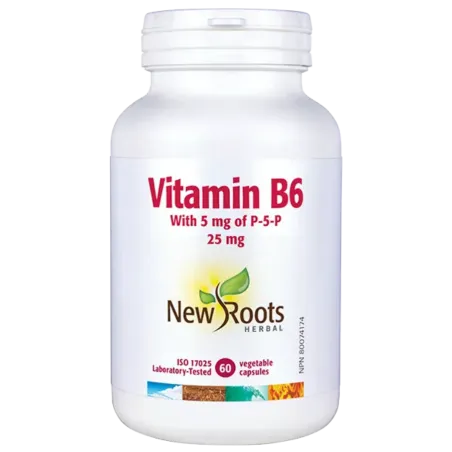 New Roots Vitamin B6 60 Capsules | 每天不同折扣, 全网最低价格 | 种类齐全的保健品店铺 VITASHOP, 只有你想不到, 没有你买不到 !