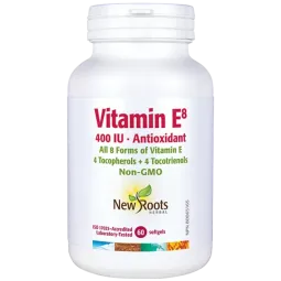 New Roots Vitamin E 400 IU 60 Softgels | Unbeatable Prices, Daily Deals | VITASHOP