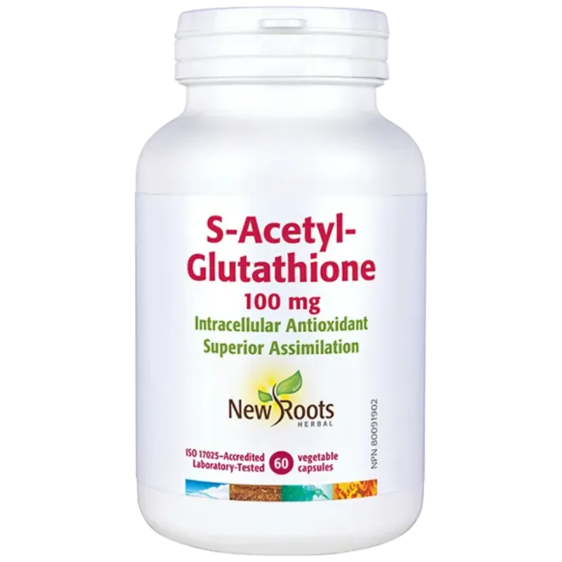 New Roots S-Acetyl-Glutathione 100 mg 60 Capsules | 每天不同折扣, 全网最低价格 | 种类齐全的保健品店铺 VITASHOP, 只有你想不到, 没有你买不到 !
