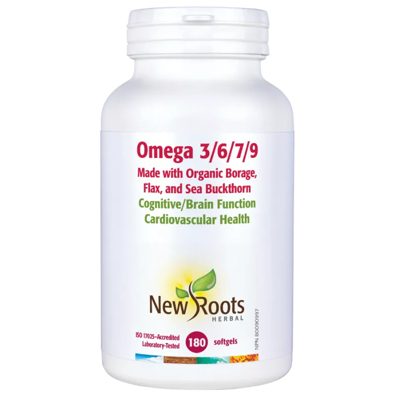 New Roots Omega 3/6/7/9 180 Softgels | 每天不同折扣, 全网最低价格 | 种类齐全的保健品店铺 VITASHOP, 只有你想不到, 没有你买不到 !