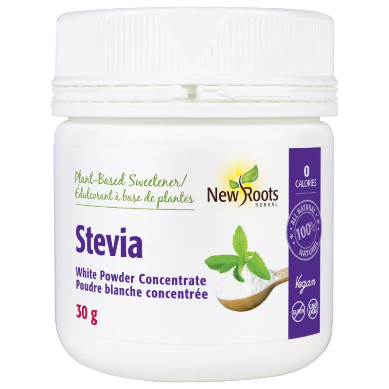 New Roots Stevia White Powder Concentrate 30 g | 每天不同折扣, 全网最低价格 | 种类齐全的保健品店铺 VITASHOP, 只有你想不到, 没有你买不到 !