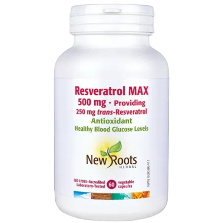 New Roots 뉴 루츠 레스베라트롤 맥스 500mg 60캡슐 | 매일 업데이트되는 특가 상품 | VITASHOP