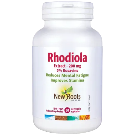 New Roots Rhodiola Extract 200 mg 60 Capsules | Unbeatable Prices, Daily Deals | VITASHOP