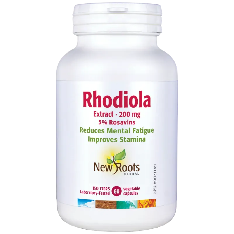New Roots Rhodiola Extract 200 mg 60 Capsules | Unbeatable Prices, Daily Deals | VITASHOP
