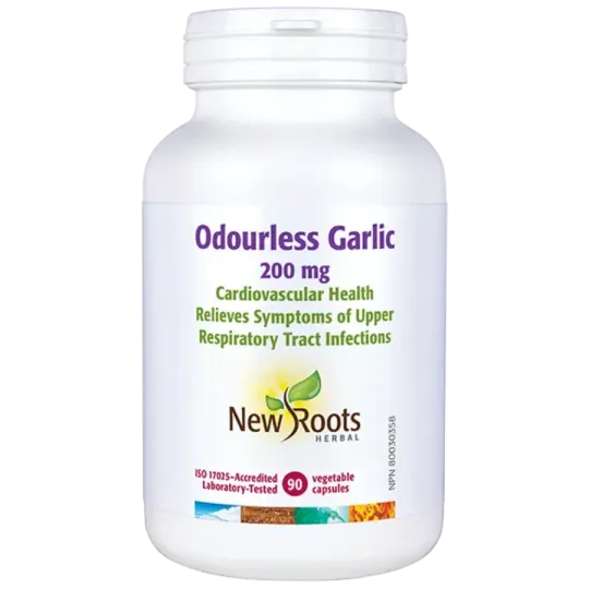 New Roots Odourless Garlic 200 mg 90 Capsules | Unbeatable Prices, Daily Deals | VITASHOP