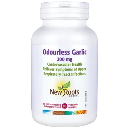 New Roots Odourless Garlic 200 mg 90 Capsules | Unbeatable Prices, Daily Deals | VITASHOP