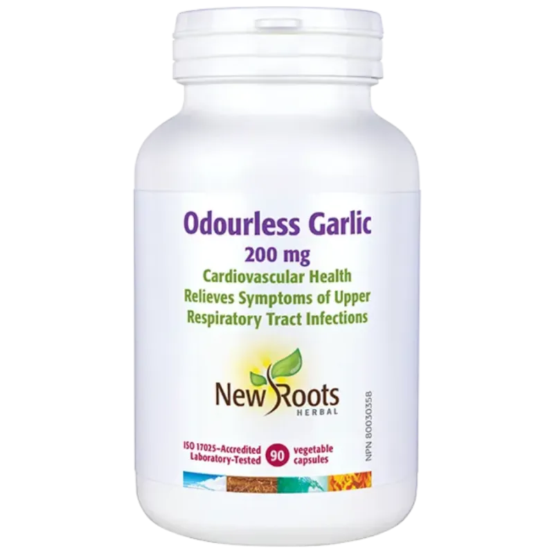 New Roots Odourless Garlic 200 mg 90 Capsules | Unbeatable Prices, Daily Deals | VITASHOP