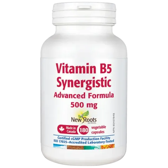 New Roots Vitamin B5 Synergistic 180 Capsules | 每天不同折扣, 全网最低价格 | 种类齐全的保健品店铺 VITASHOP, 只有你想不到, 没有你买不到 !
