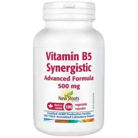 New Roots Vitamin B5 Synergistic 180 Capsules | 每天不同折扣, 全网最低价格 | 种类齐全的保健品店铺 VITASHOP, 只有你想不到, 没有你买不到 !