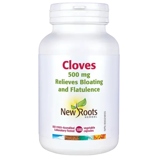 New Roots Cloves 500 mg 100 Capsules | 每天不同折扣, 全网最低价格 | 种类齐全的保健品店铺 VITASHOP, 只有你想不到, 没有你买不到 !