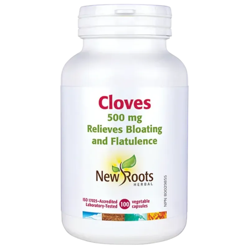 New Roots Cloves 500 mg 100 Capsules | 每天不同折扣, 全网最低价格 | 种类齐全的保健品店铺 VITASHOP, 只有你想不到, 没有你买不到 !