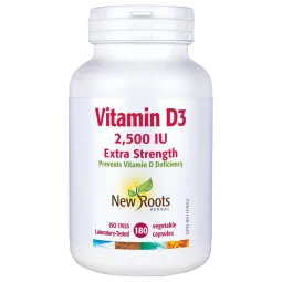New Roots Vitamin D3 2,500 IU Extra Strength 180 Capsules | 每天不同折扣, 全网最低价格 | 种类齐全的保健品店铺 VITASHOP, 只有你想不到, 没有你买不到 !