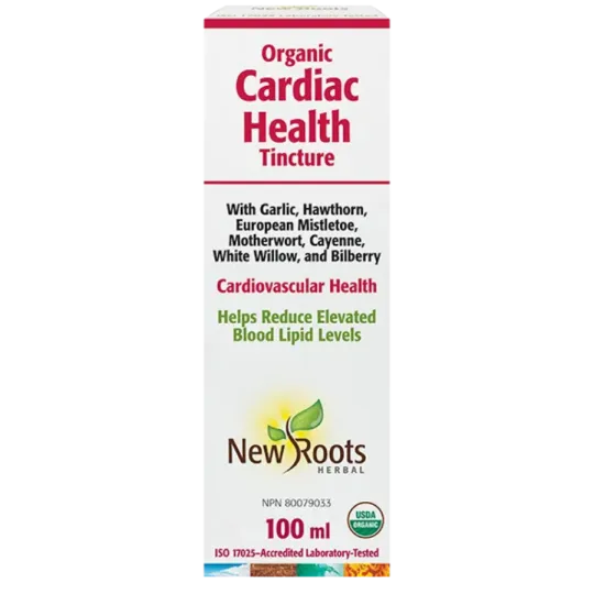 New Roots Organic Cardiac Health Tincture 100 ml | 每天不同折扣, 全网最低价格 | 种类齐全的保健品店铺 VITASHOP, 只有你想不到, 没有你买不到 !