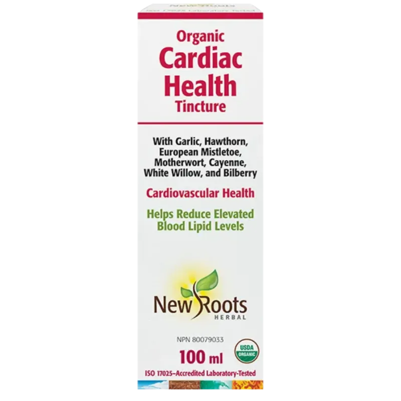 New Roots Organic Cardiac Health Tincture 100 ml | 每天不同折扣, 全网最低价格 | 种类齐全的保健品店铺 VITASHOP, 只有你想不到, 没有你买不到 !